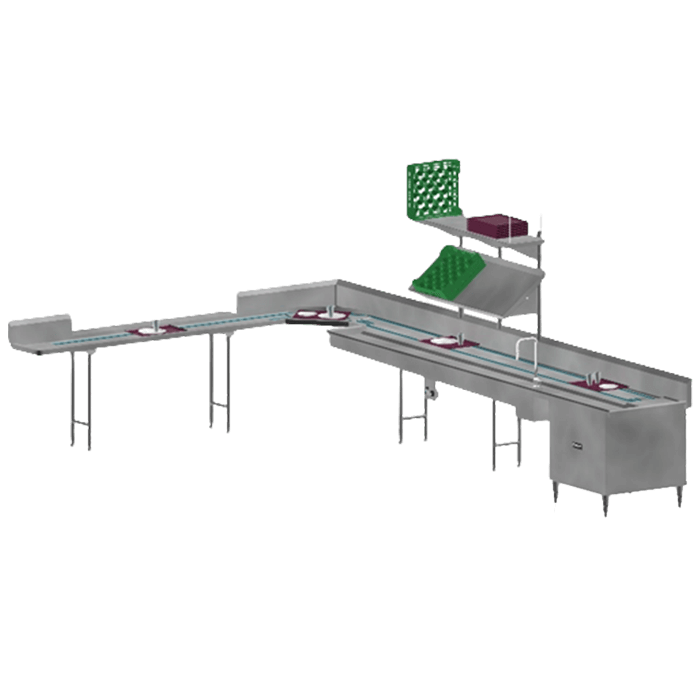 Soiled Tray Conveyors and Accumulators